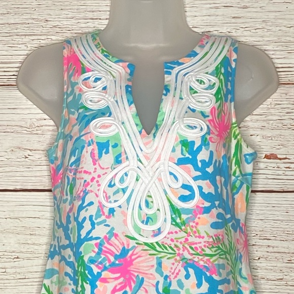 Lilly Pulitzer Harper Shift Dress in Coral Bay Sz XS - Picture 8 of 16